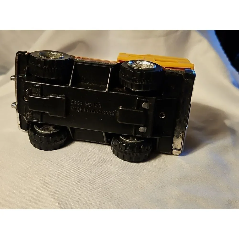 Vintage Arco Ford Truck w/ Camper Shell Friction Toy Pull-Back WORKS‎